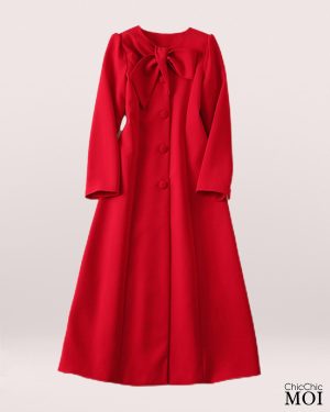 The Princess of Wales Inspired Red Dress with Bow