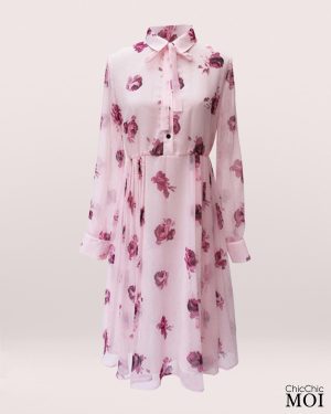The Princess of Wales Inspired Rose Floral Dress