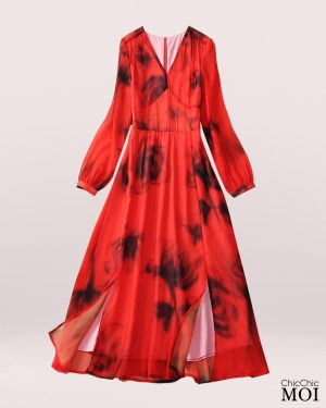 The Princess of Wales Inspired Red Poppy Dress