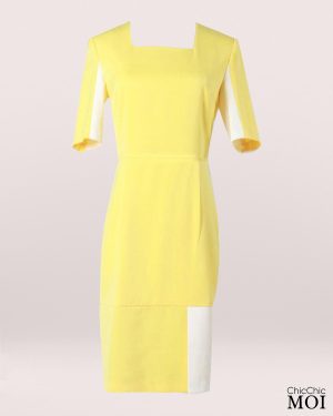 The Princess of Wales Inspired Yellow & White Dress