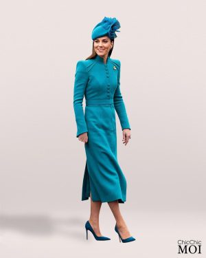 The Princess of Wales Inspired Turquoise Dress