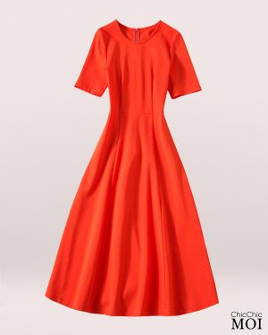 The Princess of Wales Inspired Orange Dress