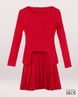 The Princess of Wales Inspired Red Skirt Ensemble